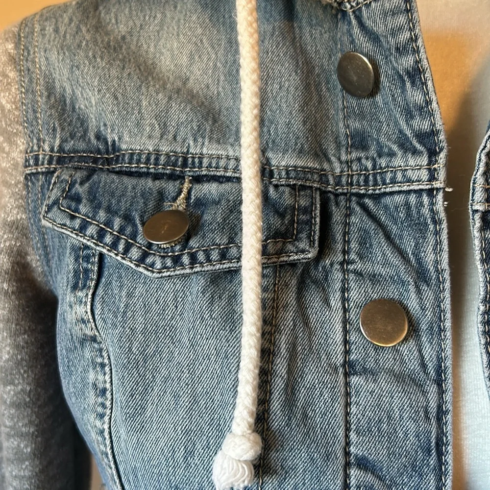 No Blue Los Angeles Faux Knit Hooded Jacket – Size Small - Picture 5 of 13